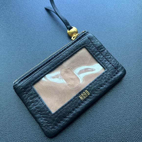 HOBO INTL Mini Wallet - Lumen Card Case Black - Picture 2 of 6